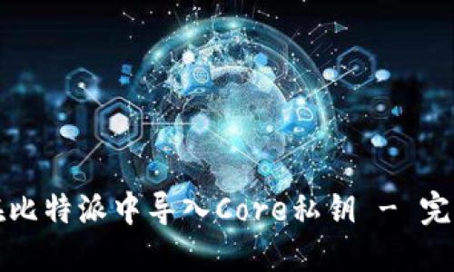 如何在比特派中导入Core私钥 - 完整指南