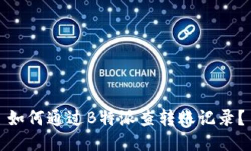 如何通过B特派查转账记录？
