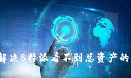 如何解决B特派看不到总资产的问题？