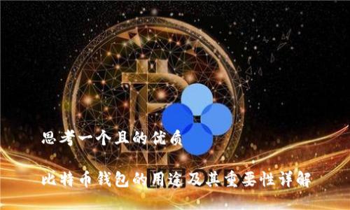 思考一个且的优质

比特币钱包的用途及其重要性详解
