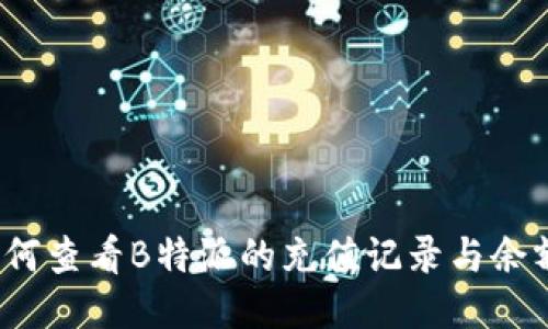 如何查看B特派的充值记录与余额？