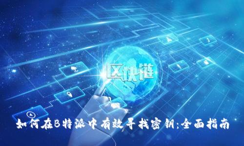 如何在B特派中有效寻找密钥：全面指南