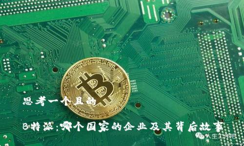 思考一个且的

B特派：哪个国家的企业及其背后故事