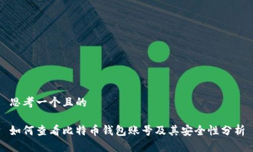 思考一个且的

如何查看比特币钱包账号及其安全性分析