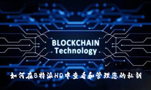 如何在B特派HD中查看和管理您的私钥
