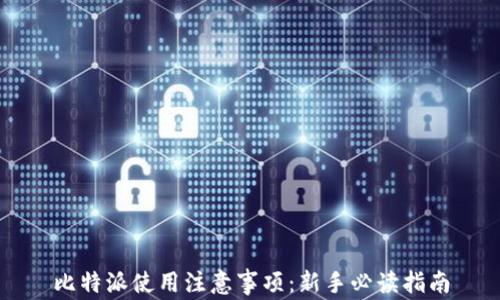 
比特派使用注意事项：新手必读指南